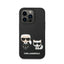 Karl Lagerfeld Liquid Silicone Karl & Choupette MagSafe – dėklas iPhone 14 Pro (juodas)