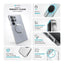 Speck Presidio Perfect-Clear Magnet – Samsung Galaxy S25 Ultra MagSafe dėklas (skaidrus / chromo apdaila / Serene Silver)