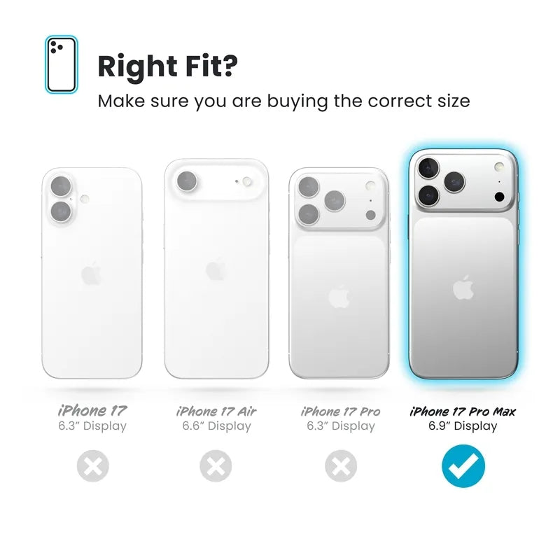 Speck Presidio Perfect-Clear – dėklas iPhone 17 Pro Max (skaidrus)