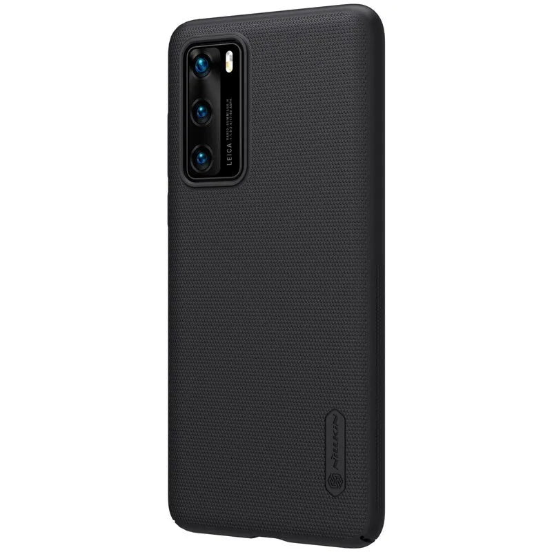 Nillkin Super Frosted Shield - Dėklas Huawei P40 telefonui (Juodas)
