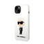 Karl Lagerfeld Silicone NFT Ikonik – dėklas iPhone 14 Plus (baltas)