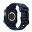 Spigen Rugged Armor Pro V2 – Apyrankė su dėklu, skirta Apple Watch 10/11 42mm (tamsiai mėlyna)