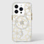 Case-Mate Floral Gems MagSafe – dėklas „iPhone 15 Pro“ (auksinis)