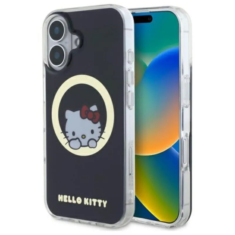 Hello Kitty IML Sweet Kitty MagSafe – dėklas iPhone 16 (juodas)