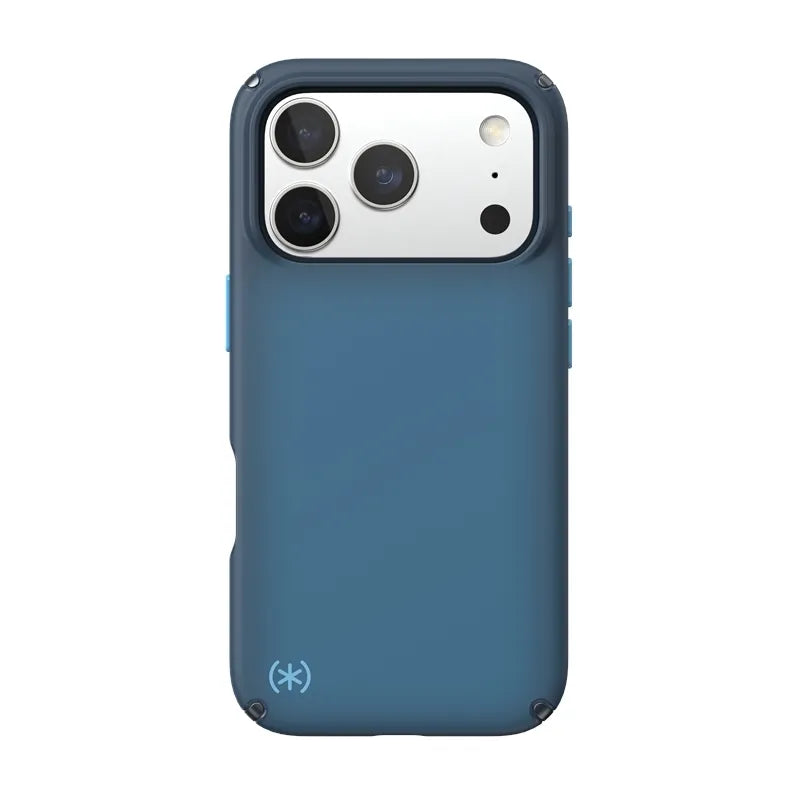 Speck Presidio Lux MagSafe – Dėklas Apple iPhone 17 Pro (Deep Sea Fade / Black / Spell Blue)