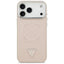 Guess Triangle Logo MagSafe – dėklas iPhone 17 Pro (rožinis)