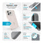 Speck Presidio2 Grip ClickLock & MagSafe – dėklas iPhone 16 Pro Max (smėlio spalvos)