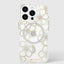 Case-Mate Floral Gems MagSafe – dėklas iPhone 16 Pro (auksinis)