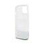 DKNY Liquid Glitter Big Logo – dėklas iPhone 15 / 14 / 13 (baltas)