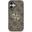 Guess 4G Big Logo – dėklas iPhone 17 (rudos spalvos)