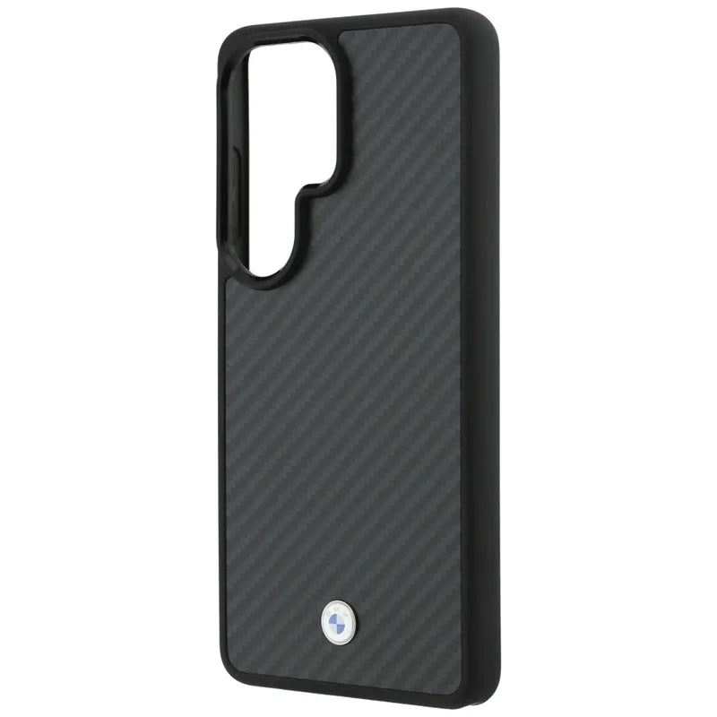 BMW Sign Magnetic Carbon Fiber MagSafe dėklas - Samsung Galaxy S26 Ultra (juodas)