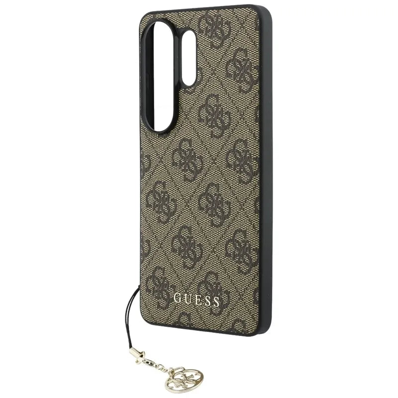 Guess 4G Classic Logo Charm MagSafe - Dėklas Samsung Galaxy S26 Ultra (Rudas)