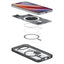 Spigen Ultra Hybrid Mag MagSafe – dėklas, skirtas iPhone 17e / 16e (Zero One Black)