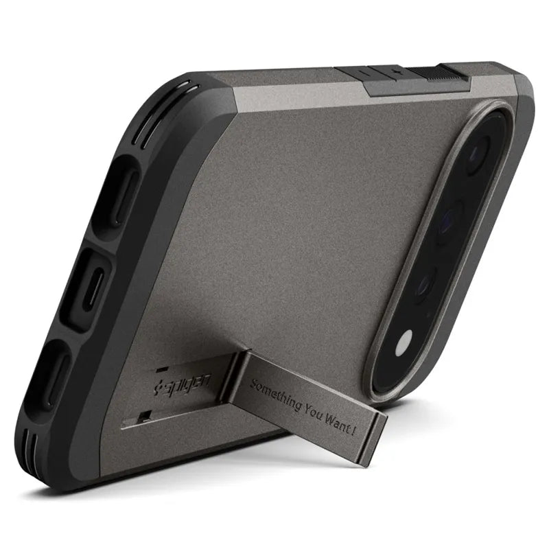 Spigen Tough Armor Mag MagSafe – dėklas Google Pixel 11 Pro (Gunmetal)