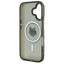Karl Lagerfeld IML Metal Choupette Head MagSafe – Dėklas iPhone 16 (juodas)