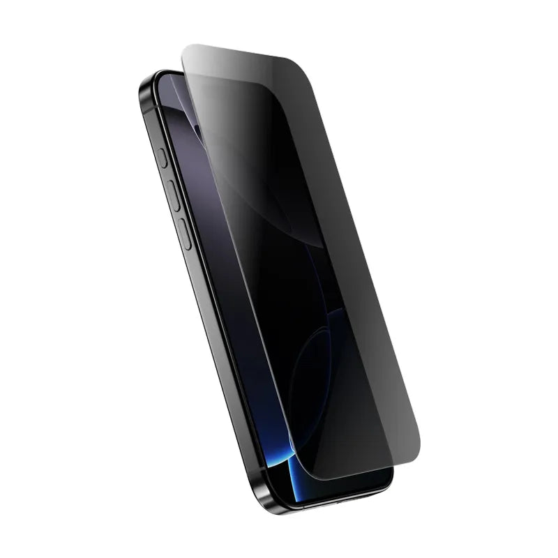 Crong Privacy 3D Armor Glass – grūdintas privatumo stiklas, skirtas iPhone 17 / iPhone 17 Pro / iPhone 16 Pro
