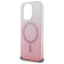 Guess IML Glitter Gradient MagSafe – dėklas iPhone 16 Pro (rožinis)
