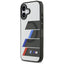 BMW M IML Metal Buttons Tricolor Lines MagSafe – Dėklas iPhone 17 (antracitas)