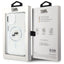 Karl Lagerfeld IML Metal Karl & Choupette Head MagSafe – dėklas iPhone 15 (baltas)