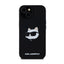Karl Lagerfeld Silicone Choupette Head MagSafe – dėklas iPhone 15 Plus / 14 Plus (juodas)