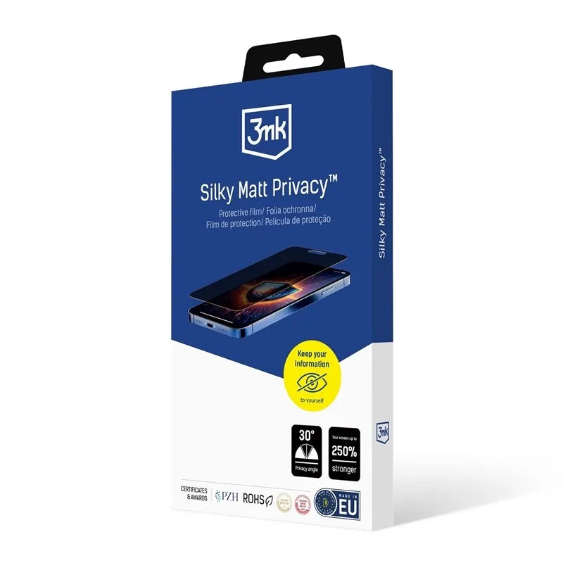 3mk Silky Matt Privacy – matinė privatumo plėvelė, skirta Xiaomi 15