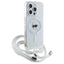 Karl Lagerfeld Crossbody IML Karl Head MagSafe - dėklas iPhone 16 Pro (skaidrus)
