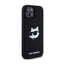 Karl Lagerfeld Silicone Choupette Head MagSafe – dėklas iPhone 15 Plus / 14 Plus (juodas)