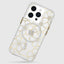 Case-Mate Floral Gems MagSafe – dėklas „iPhone 15 Pro“ (auksinis)