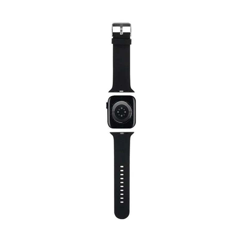 Karl Lagerfeld 3D Rubber Choupette Head NFT – dirželis „Apple Watch“ 42/44/45/49 mm (juodas)