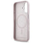 Karl Lagerfeld FW Metal Plate MagSafe – Dėklas iPhone 16 (rožinis)