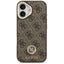 Guess 4G Strass Logo MagSafe - Dėklas iPhone 17 (Rudas)