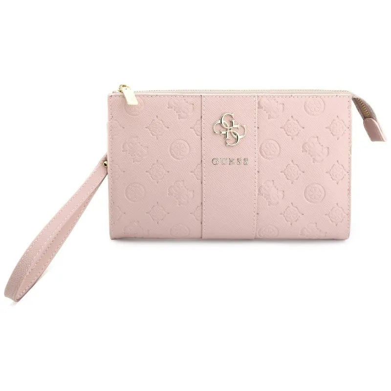 Guess Peony 4G Classic Logos Stripe – rankinė telefono krepšelis (rožinis)