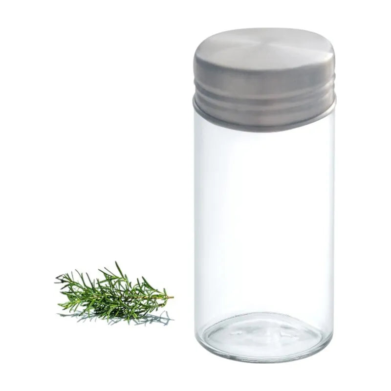 Küchenprofi – stiklinis ir nerūdijančio plieno prieskonių indelis, 9,3x4 cm