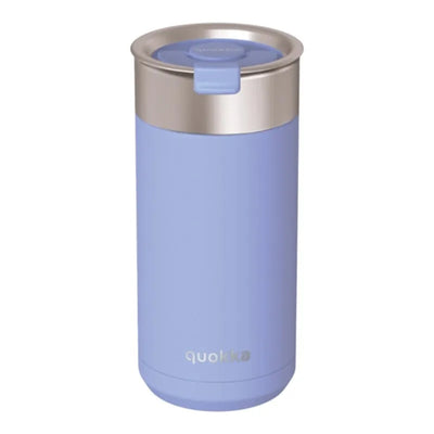 Quokka Boost Coffee Tumbler – nerūdijančio plieno termopuodelis su sieteliu 400 ml (Denim Blue)