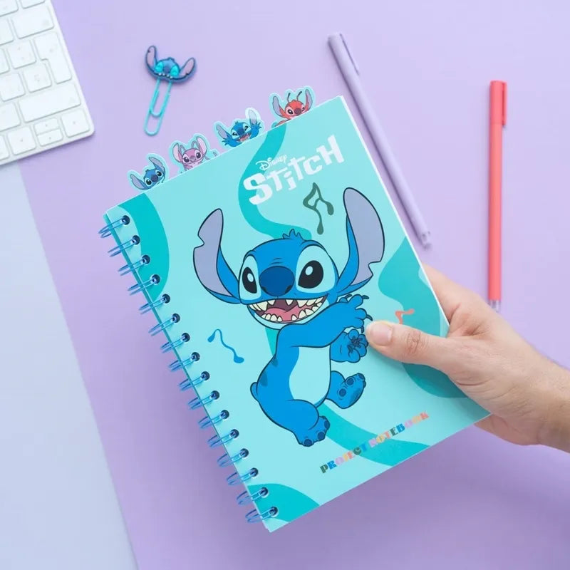 Disney Stitch – A5 užrašų knygelė / „Waves“ kolekcijos užrašų knygelė