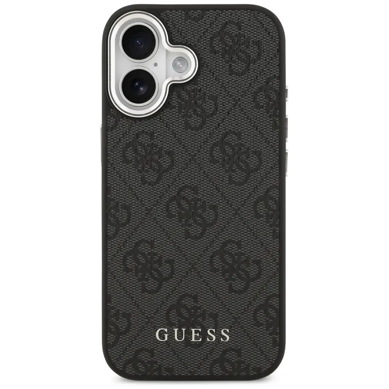 Guess 4G Classic Logo MagSafe – dėklas iPhone 17 (juodas)