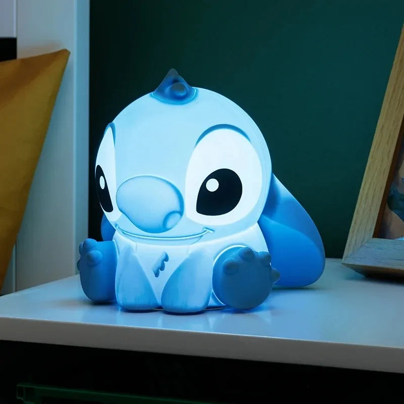 Disney Stitch – minkšta silikoninė LED naktinė lemputė vaikams su reguliuojamu ryškumu