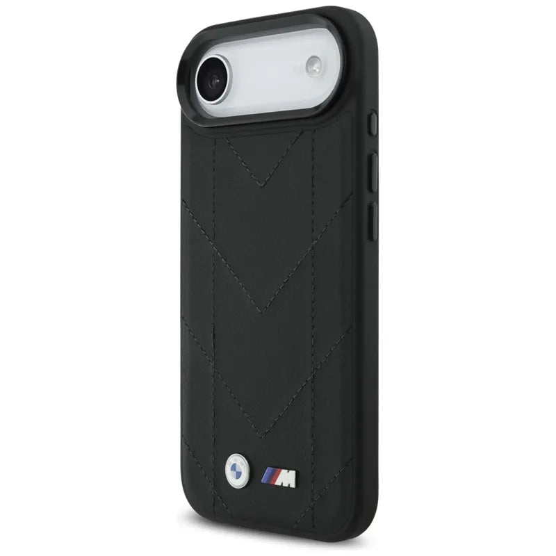 BMW M Quilted Logo MagSafe – iPhone Air dėklas (juodas)