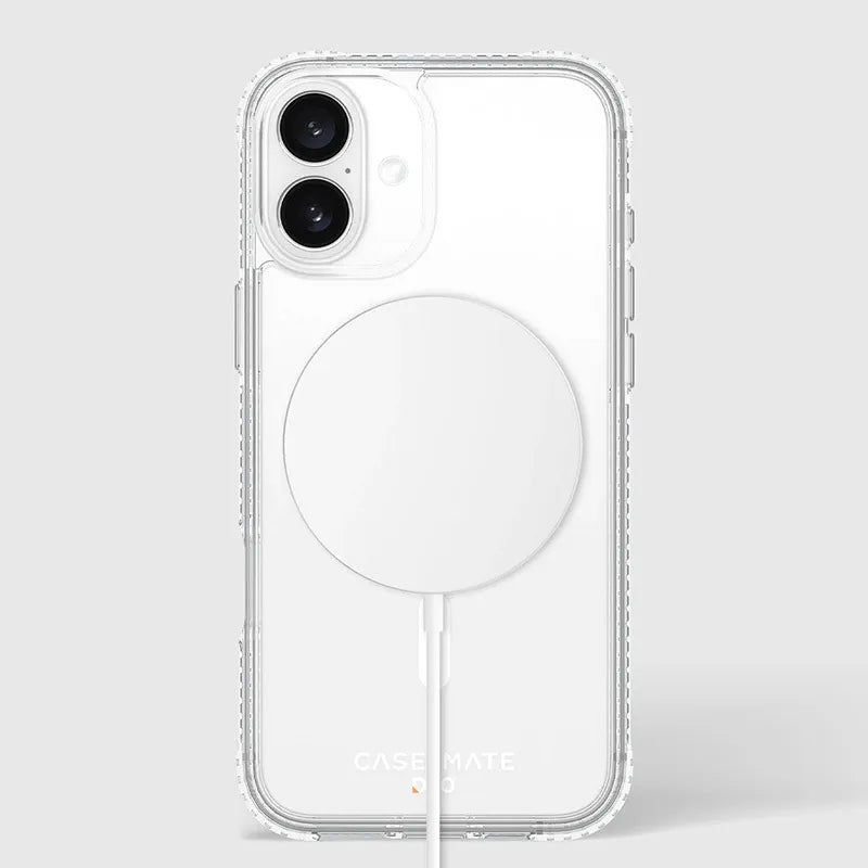 Case-Mate Tough D3O MagSafe – dėklas iPhone 16 Plus (skaidrus)