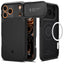 Spigen Optik Armor Mag MagSafe – dėklas iPhone 17 Pro (juodas)