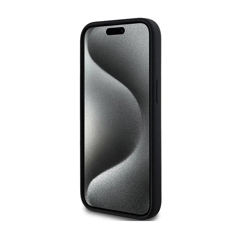 Karl Lagerfeld Silicone Choupette Head MagSafe – dėklas iPhone 15 Plus / 14 Plus (juodas)