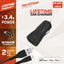 Energizer HardCase – automobilinis įkroviklis 2x USB-A 17 W 3,4 A + MFi sertifikuotas „Lightning“ laidas (juodas)