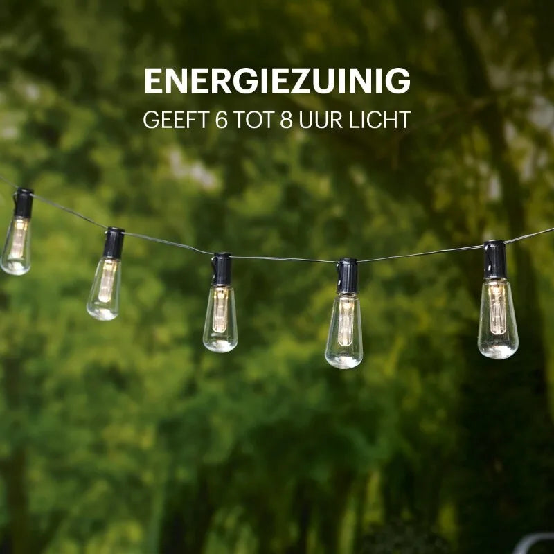 Grundig – saulės energija maitinamos LED sodo lemputės 3,35 m