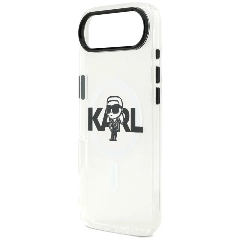 Karl Lagerfeld IML Karl Sketch Logo MagSafe - Dėklas iPhone Air (skaidrus)