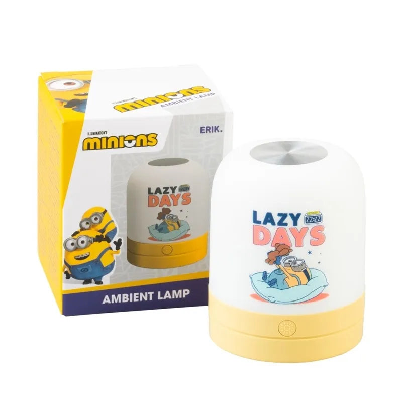Minions – belaidė USB-C LED nuotaikinė lempa vaikams su reguliuojamu ryškumu