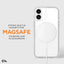 Case-Mate Tough D3O MagSafe – dėklas iPhone 16 Plus (skaidrus)