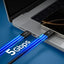 „Spigen EB10010CC Essential“ – USB-C į USB-C PD laidas, 100 W, 1 m (juodas)