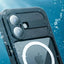 Crong Seal Cover – IP68 vandeniui atsparus dėklas, skirtas iPhone 16 Pro (jūros mėlyna)