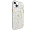Case-Mate Floral Gems MagSafe – iPhone 15 Plus dėklas (auksinis)