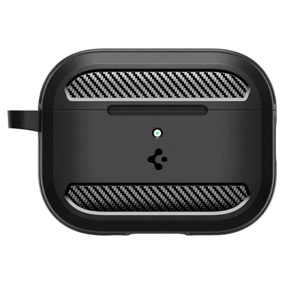 Spigen Rugged Armor – dėklas Apple AirPods Pro 3 (matinis juodas)